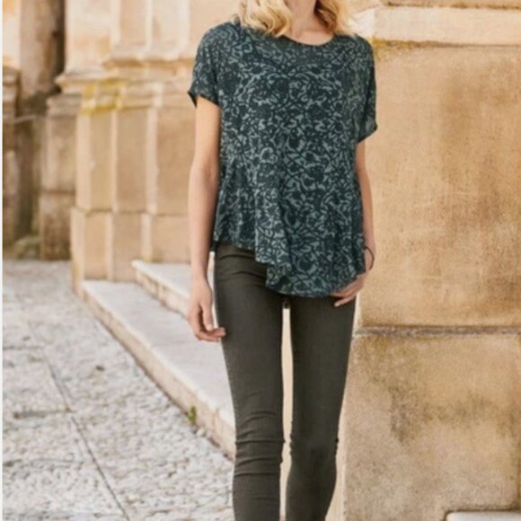 Peruvian Connection Burnout Lace Scroll “Anatolia” Top size M/L - Picture 3 of 6